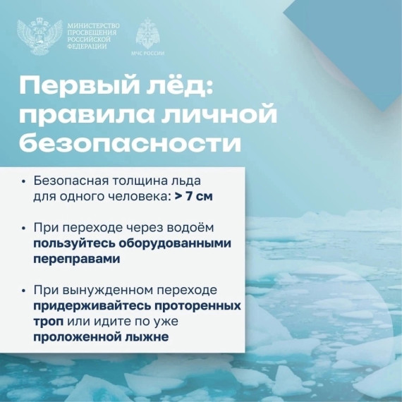 Стартовала Всероссийская акция «Безопасный лёд».